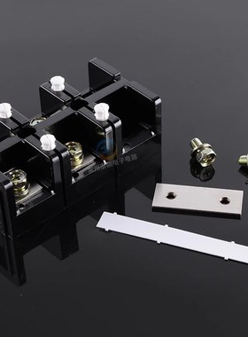 TC-1003固式大电流接线端子排连接器柱子板100AV 3P位孔铜片