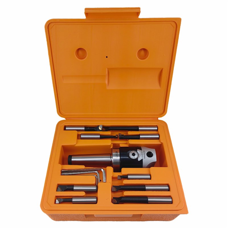 F1镗头套装 MT3-F1-9PCS M12螺纹套装 MT3镗刀O柄 F1-12mm镗头镗