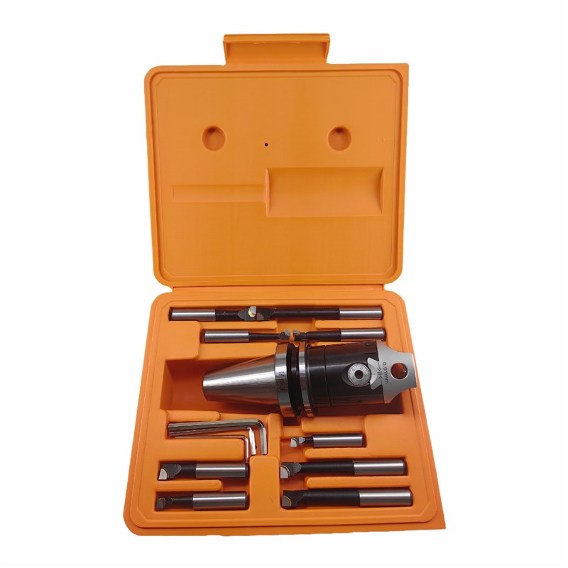 F1镗头套装BT40-kF1-9PCS M16螺纹套装BT40镗刀柄 F1-12mm镗头镗