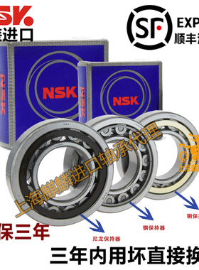 进口NSK N203 204 205 206 207 208 209 EW EM C3 圆柱滚子轴承