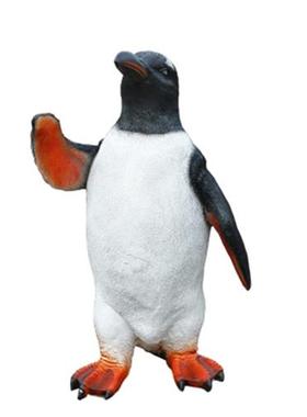 仿真企鹅雕塑玻璃钢摆件海洋公园景观模型道具冰雪主题装饰大摆设