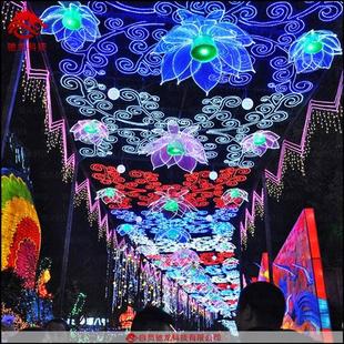 雨伞装 扮彩灯 饰吊灯商场公园户外防水吊顶花灯通道走廊夜游氛围装