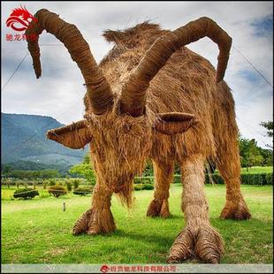 稻草雕塑厂家景区大型稻草雕塑上海农耕农民丰收节策划公司