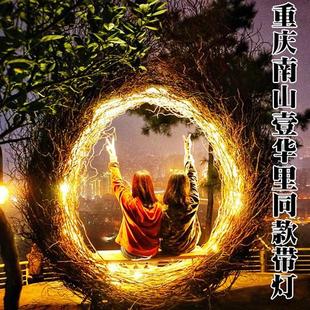 巴厘岛网红鸟巢户外拍照秋千创意藤编吊椅景区悬挂拍摄道具鸟巢