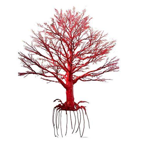 厂家供应玻璃钢枯树枝绿植仿真梅花树樱花树桃花树景观树造景