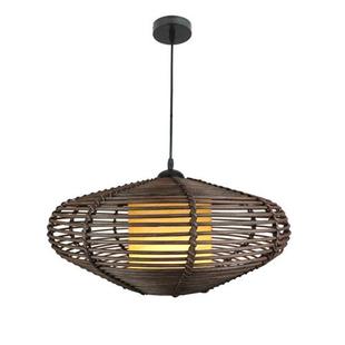 一件代发吊灯东南亚风格 藤编客厅餐厅茶室禅意藤艺吊灯可定制