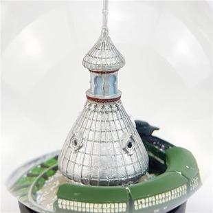 水晶球树脂雪花球特色建筑物火车站纪念品工艺摆件雪花水晶