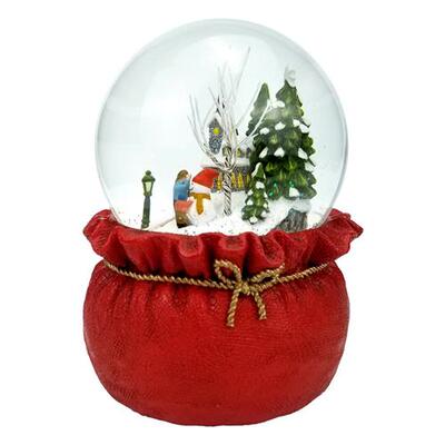 圣诞雪花球christmassnowglobe内景旋转飘雪灌水圣诞雪花球