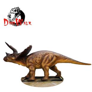 仿真硅胶三角龙模型室内外恐龙项目厂家展览活动游乐恐龙公园