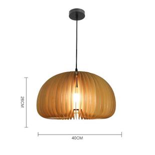 厂家直供餐厅吊灯日式 客厅饭厅卧室木质复古餐厅小吊灯
