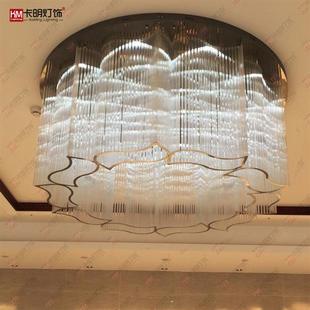 现货现代时尚 饰非标工程灯具 简约酒店客房水晶灯饰装