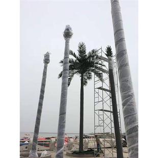 巨美工程造景假树仿真椰子树室内外假椰树年不断杆年不掉色