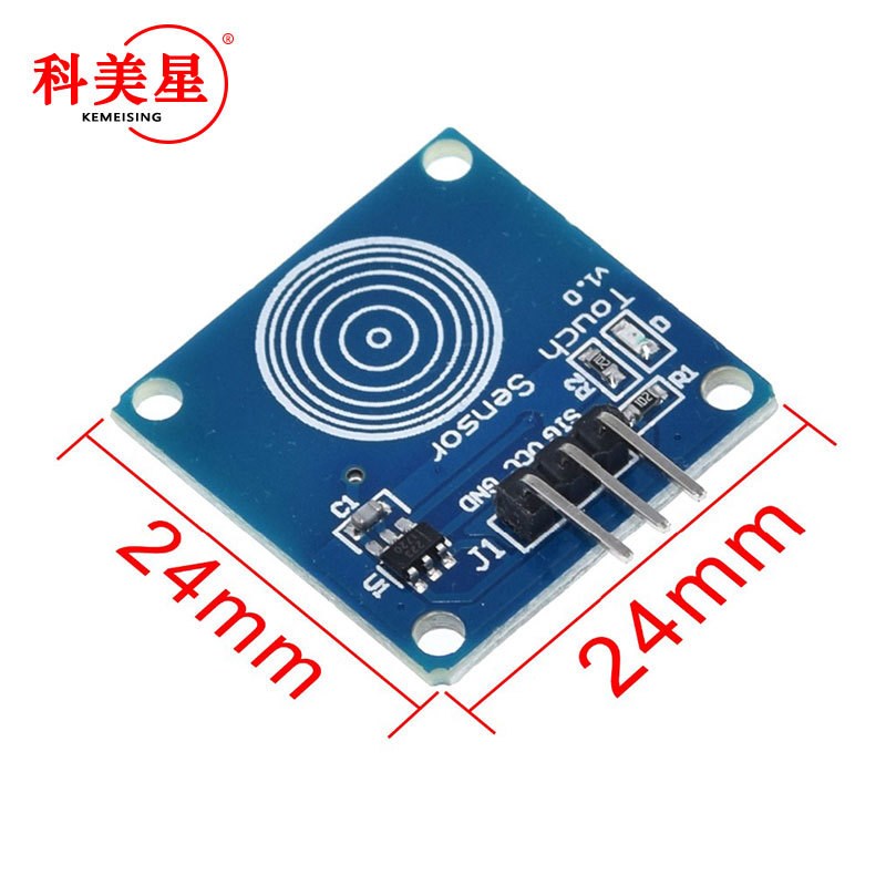 TTP223触摸传感器模q块 YFRobot 轻触开关 1路触摸开关 传感器