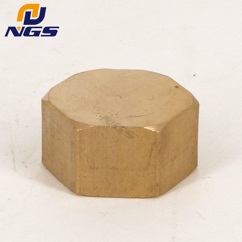 铜金属内丝堵头堵帽TPF01/2/3/4分四分六分V螺丝闷头管堵塞