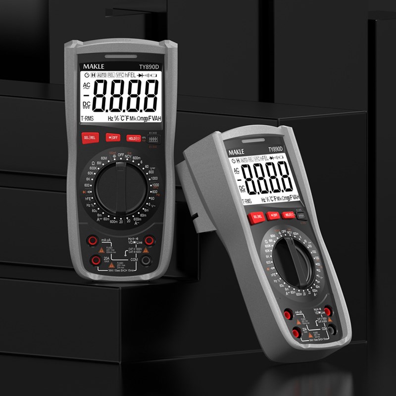 数字万用表全自j动智能电压表防烧数字显示多功能电工专用万能表