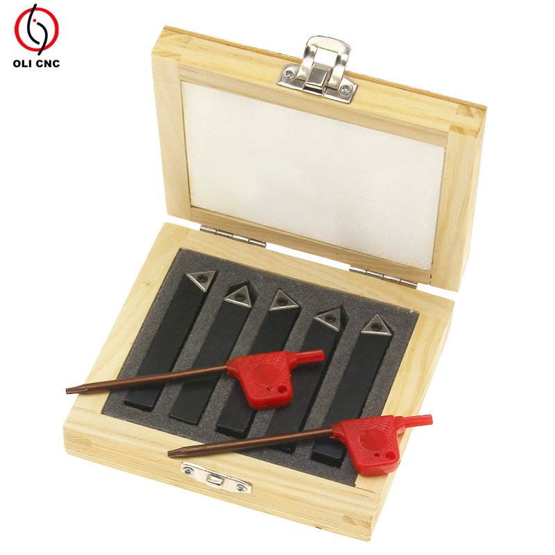 3/8车刀套装5pcs 机夹车刀t套装3/8 1/4 1/2 Turning Cut