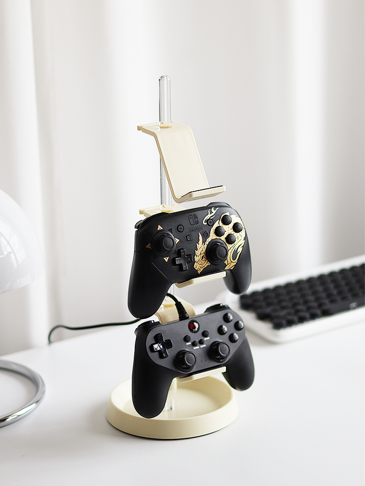 懒地北欧游戏手柄支架收纳架遥控PS5 xbox switch桌面整理置物架