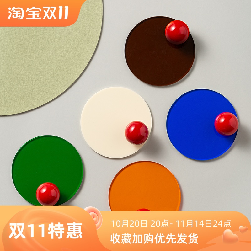 懒地七彩色通用杯盖万能亚克力水杯盖子办公马克杯女玻璃杯陶瓷杯