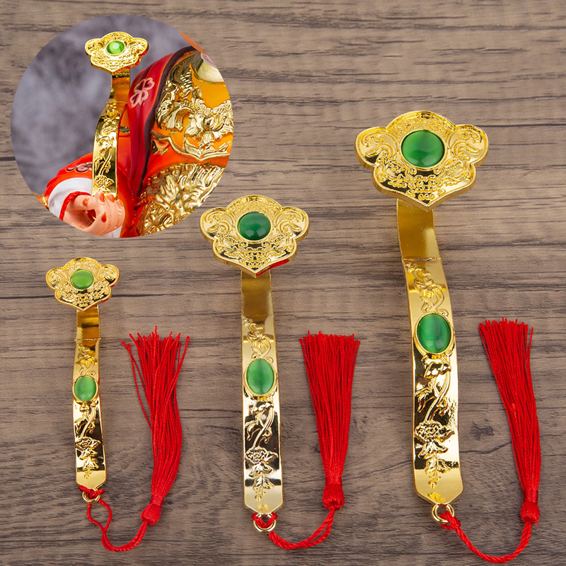 合金宝如意法器吉祥如意弥勒佛财神爷灵宝天尊土地公神像法器配件