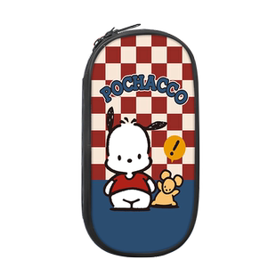 三丽鸥新款可爱帕恰狗帆布笔袋学生铅笔盒大容量文具袋ins日系男生小学生女孩高颜值联名网红初中生官方笔盒