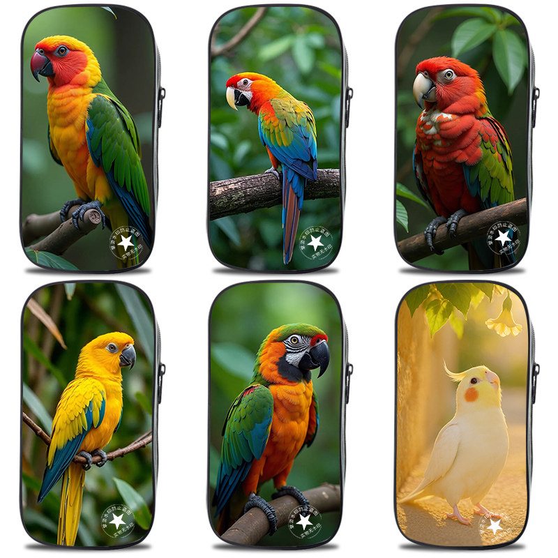 小学生大容量笔袋鹦鹉小鸟生活照一二三年级铅笔盒文具盒幼儿园男女孩版儿童小孩用网红ins小众设计感2026新,文具电教/文化用品/商务用品,笔袋,淘宝优惠券,粉丝福利购,淘宝优惠卷