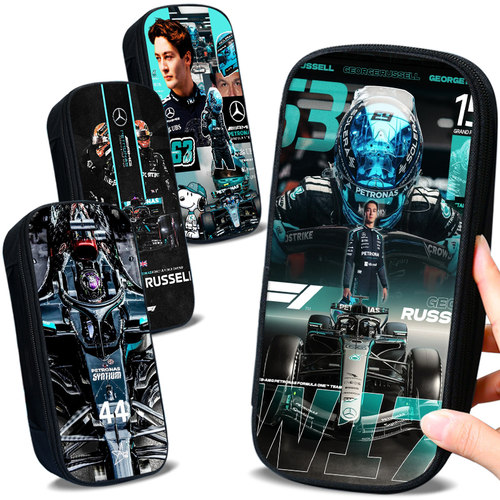 F1赛车手小学生大容量多功能笔袋文具袋初中男孩子男童铅笔盒2026年新款多层一年级男生男孩儿童文具盒文具袋