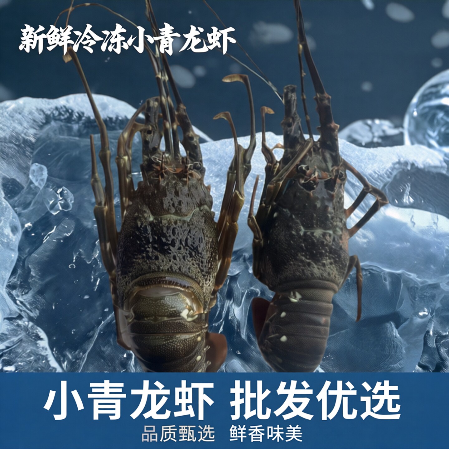 新鲜冷冻小青龙虾大青龙虾大龙虾整只冰鲜鳌虾生冻水产海鲜水产