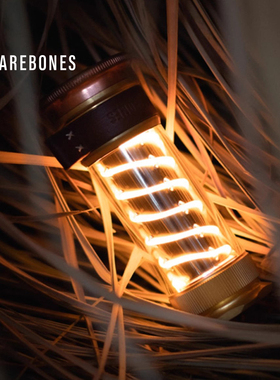 BAREBONES美国北邦爱迪生手灯户外露营灯黄铜手电多功能野营灯具