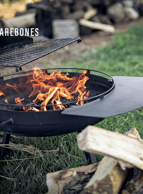 BAREBONES北邦户外小火盆烧烤架庭院别墅烤火炉多功能烧烤烹饪炉
