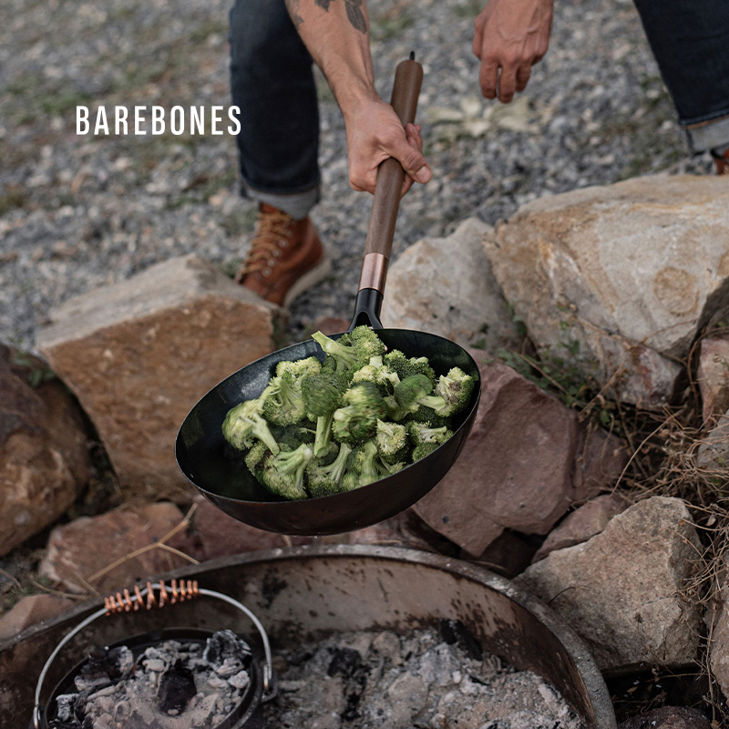 BAREBONES精铁30cm中华长柄炒锅