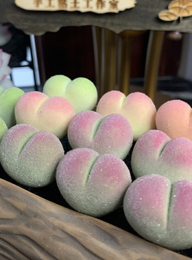 Cc手作树脂黏土仿真多肉植物毛汉尼小兔子碧光环桌面装饰生日礼物