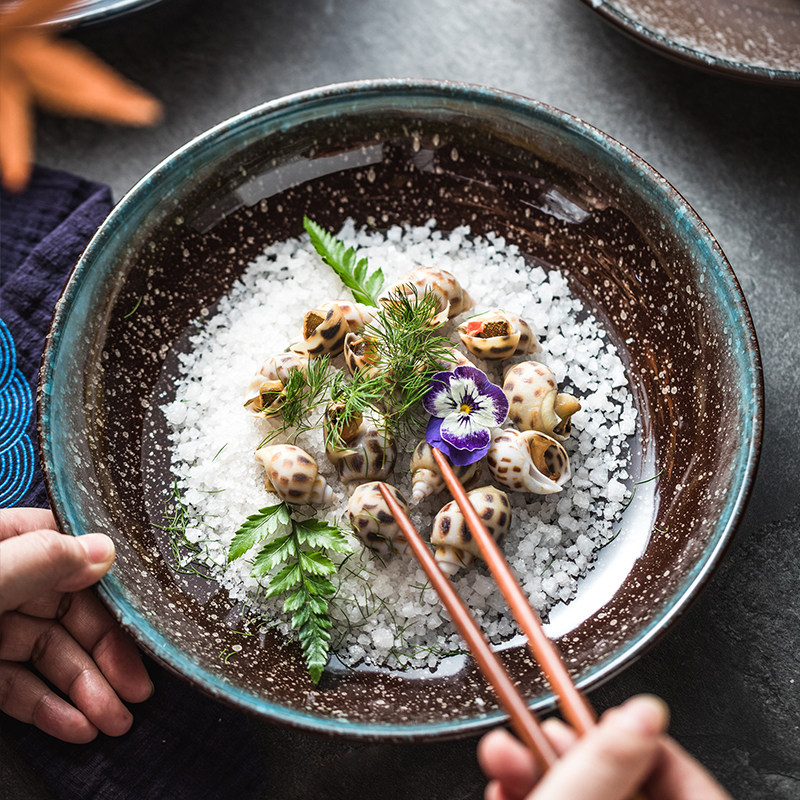 感深盘炒饭盘家用大容量饭盘炒青菜盘子鱼盘饺子盘西餐盘肉盘,餐饮具,盘,淘宝优惠券,粉丝福利购,淘宝优惠卷