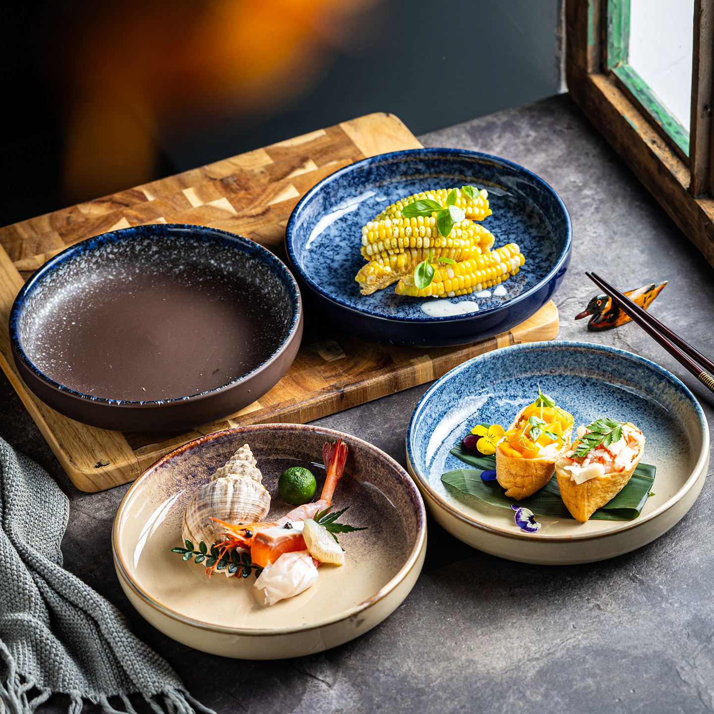 简约家用盘牛排盘日式圆形菜盘子陶瓷大号汤盘创意餐厅沙拉盘饭盘,餐饮具,盘,淘宝优惠券,粉丝福利购,淘宝优惠卷