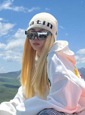 欧美跨境秋冬帽子女款大头围显脸小包头帽时尚百搭保暖针织毛线帽