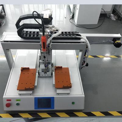 双平台自动锁螺丝机吹气式/吸附式自动机械手下料吹吸式全自动