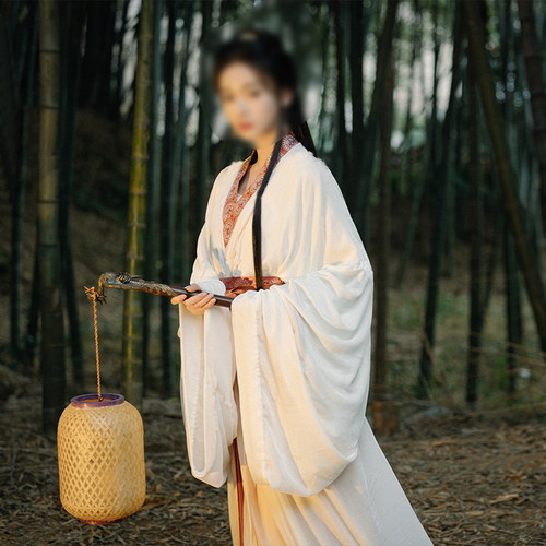 影视古装春花焰同款战国袍汉服女曲裾战国袍直裾袍女拖尾演出服装