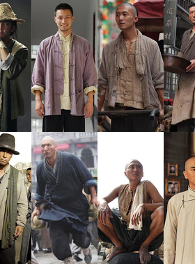 影视新款十月围城民国棉麻车夫马夫剧组群演老百姓演出服古装均码