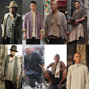 影视新款十月围城民国棉麻车夫马夫剧组群演老百姓演出服古装均码