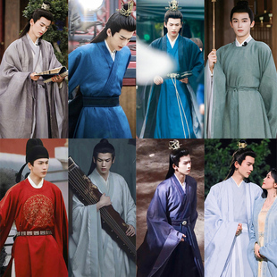 影视古装宁安如梦同款男士汉服大臣服公子服剧组群演舞台剧演出服