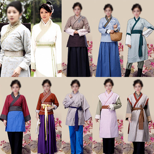 古装女古代百姓平民村民村姑民女夫人小姐丫鬟下人宫女衣服演出服