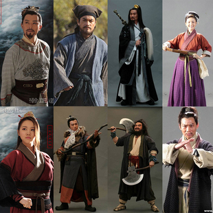 新水浒传鲁智深李逵武松同款影视古装宋朝梁山好汉棉麻武侠演出服
