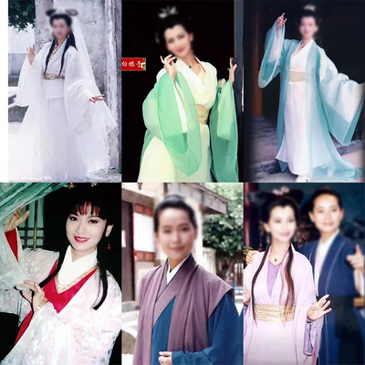 经典影视古装新白娘子传奇白素贞胡媚娘同款演出服装仙女服女汉服