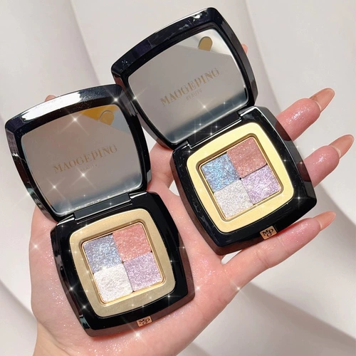 Мао Geping Starry Sky Eyeshadow Образец испытательный цвет Оригинальный образец Crystal Starry Sky Monochrome Plate Thin Flash S01 S02