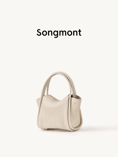 Слиток, кожаная корзина, портативная маленькая сумка через плечо, из натуральной кожи