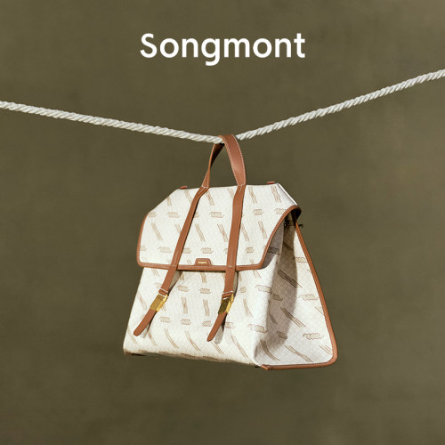 Songmont老花公文双肩包电脑包