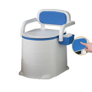 老人家用可移动马桶坐便器老年病人孕妇防臭便携式室内成人座便椅