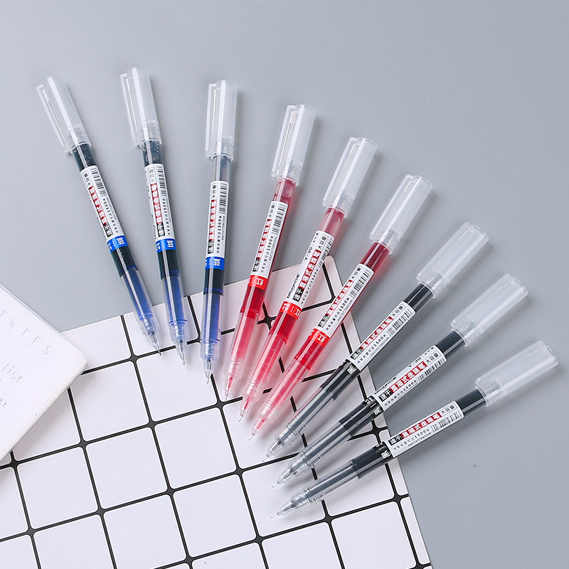 直液走珠大容量巨能中性笔