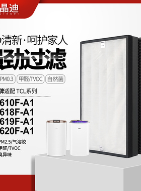 适配TCL空气净化器TKJ619F-A1/TKJ620F-A1过滤网复合滤芯除醛网
