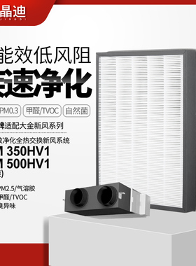 适配大金新风系统全热交换机过滤网VAM350HV1/VAM500HV1滤芯