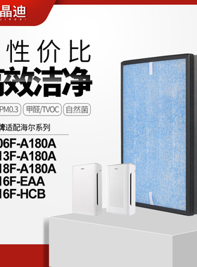 适配海尔空气净化器KJ306F-A180A/KJ313F-A180A滤网除醛雾霾滤芯